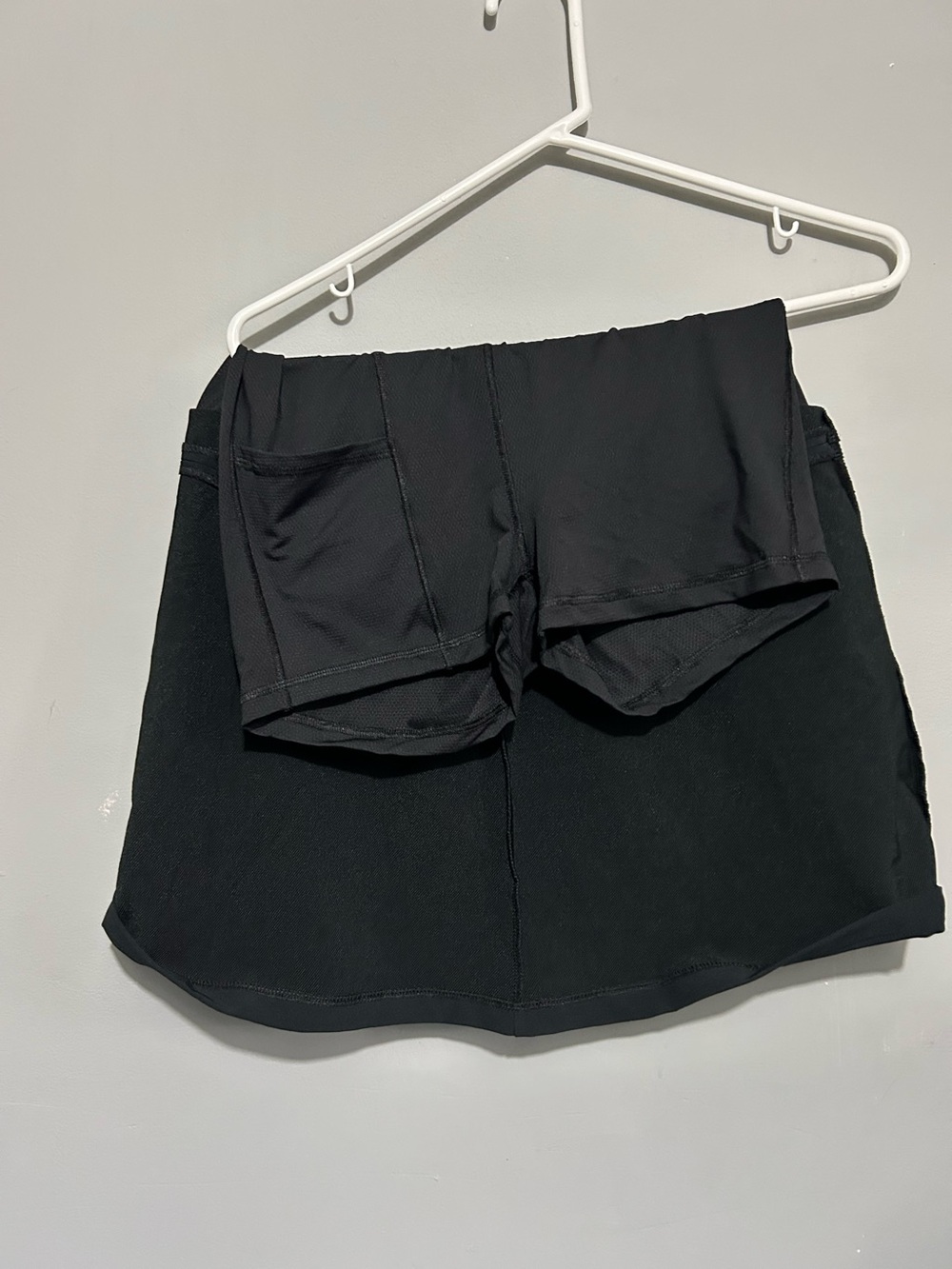 Women’s Black Active Skort with Built-In Shorts